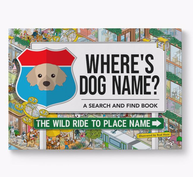 Personalised Tibetan Spaniel Book: Where's Dog Name? Volume 3